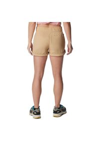 columbia - Spodenki krótkie damskie Columbia Firwood Camp II Short. Kolor: beżowy. Długość: krótkie