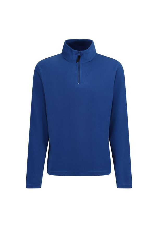 Regatta - Męski Polar Z Suwakiem Micro. Kolor: niebieski. Materiał: polar. Sezon: zima. Styl: sportowy. Sport: turystyka piesza