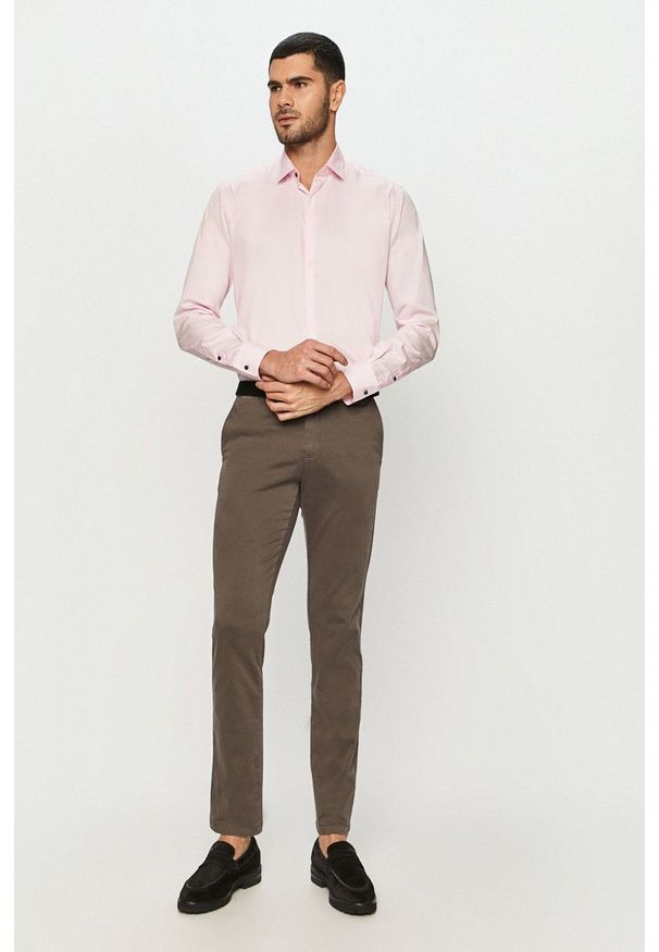 TOMMY HILFIGER - Tommy Hilfiger - Spodnie. Okazja: na co dzień. Kolor: szary. Styl: casual