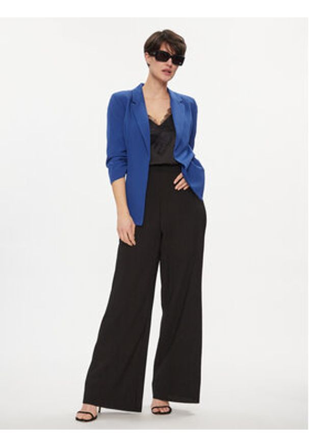 Vero Moda Marynarka Carla 10301555 Niebieski Regular Fit. Kolor: niebieski. Materiał: syntetyk