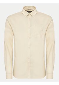INDICODE Koszula Globe 20-315 Beżowy Regular Fit. Kolor: beżowy. Materiał: bawełna #1