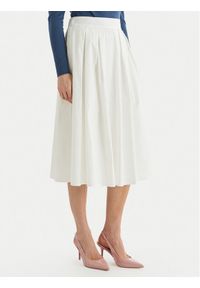 only - ONLY Spódnica trapezowa Maila 15369555 Biały Regular Fit. Kolor: biały. Materiał: bawełna #1
