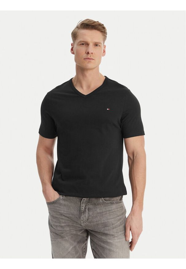 TOMMY HILFIGER - Tommy Hilfiger Komplet t-shirtów UM0UM03865 Czarny Regular Fit. Kolor: czarny. Materiał: bawełna