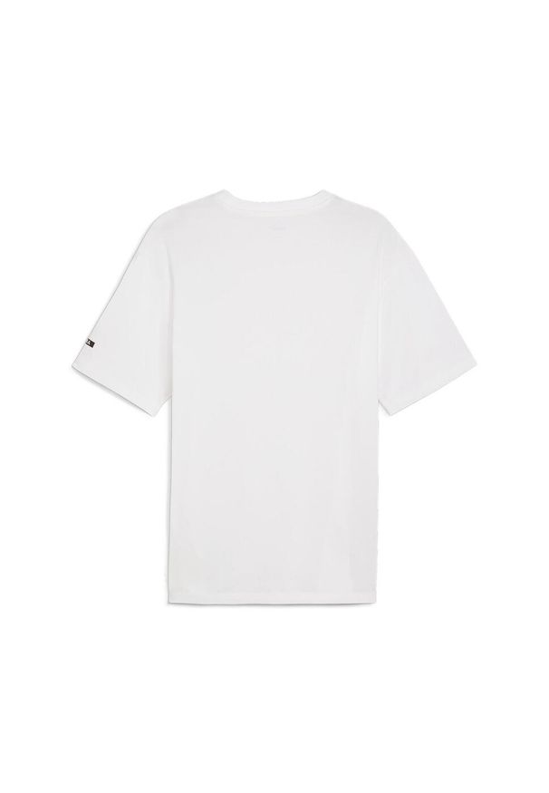 Koszulka sportowa męska Puma 67891302. Kolor: biały. Materiał: bawełna
