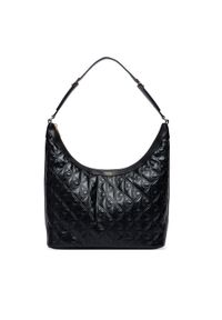 Calvin Klein Torebka Emblem Aop Debossed Medium Shbag LV04F3875G Czarny. Kolor: czarny. Materiał: skórzane #1