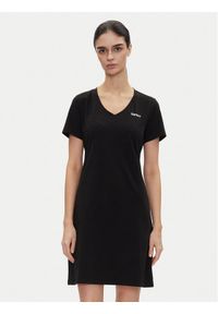 DKNY Sport Sukienka codzienna DP5D4902 Czarny Regular Fit. Okazja: na co dzień. Kolor: czarny. Materiał: bawełna. Typ sukienki: proste, sportowe. Styl: sportowy, casual