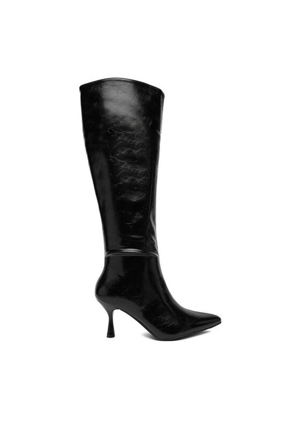 Jenny - JENNY Kozaki CEO-3A9851-6 Czarny. Kolor: czarny. Materiał: materiał