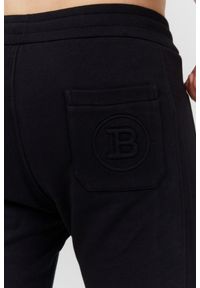 Balmain - BALMAIN Dresowe spodnie męskie z wypukłym logo, Rozmiar XXXL. Kolor: czarny. Materiał: dresówka, bawełna #4