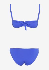 Renee - Niebieskie Bikini Dwuczęściowe Biustonosz z Metaliczną Wstawką i Majtki Elastyczne Adrastea. Kolor: niebieski #4