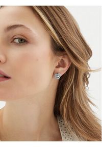 Guess Kolczyki JUBE05 020JW Srebrny. Materiał: metalowe. Kolor: srebrny