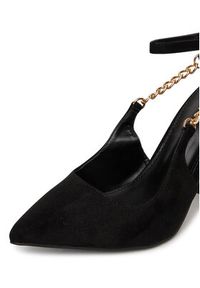 DeeZee Czółenka HT368-1 Czarny. Kolor: czarny. Materiał: materiał #5