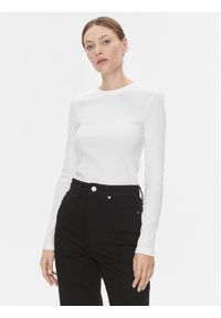 Calvin Klein Bluzka K20K206048 Biały Regular Fit. Kolor: biały. Materiał: bawełna