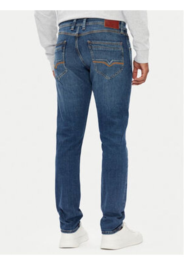 Pepe Jeans Jeansy PM207391 Niebieski Tapered Fit. Kolor: niebieski