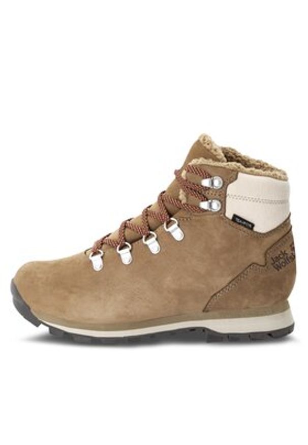 Jack Wolfskin Trekkingi Thunder Bay Texapore Mid W 4053681 Brązowy. Kolor: brązowy. Materiał: nubuk, skóra