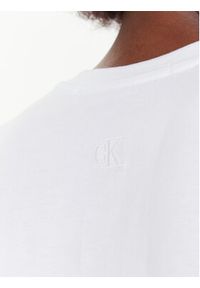 Calvin Klein Jeans T-Shirt J20J220768 Biały Relaxed Fit. Kolor: biały. Materiał: bawełna #3
