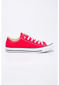 Converse - Tenisówki. Nosek buta: okrągły. Zapięcie: sznurówki. Kolor: czerwony. Materiał: syntetyk, materiał, guma. Szerokość cholewki: normalna #1