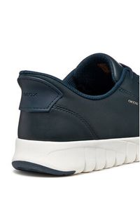 Geox Sneakersy U Flextride Plus U65MAA 0009B C4002 Granatowy. Kolor: niebieski. Materiał: skóra #5