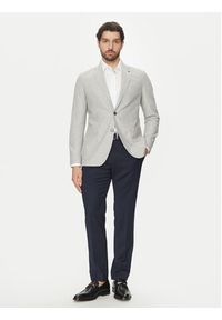 Michael Kors Marynarka MK0SB01083 Szary Regular Fit. Kolor: szary. Materiał: syntetyk #5
