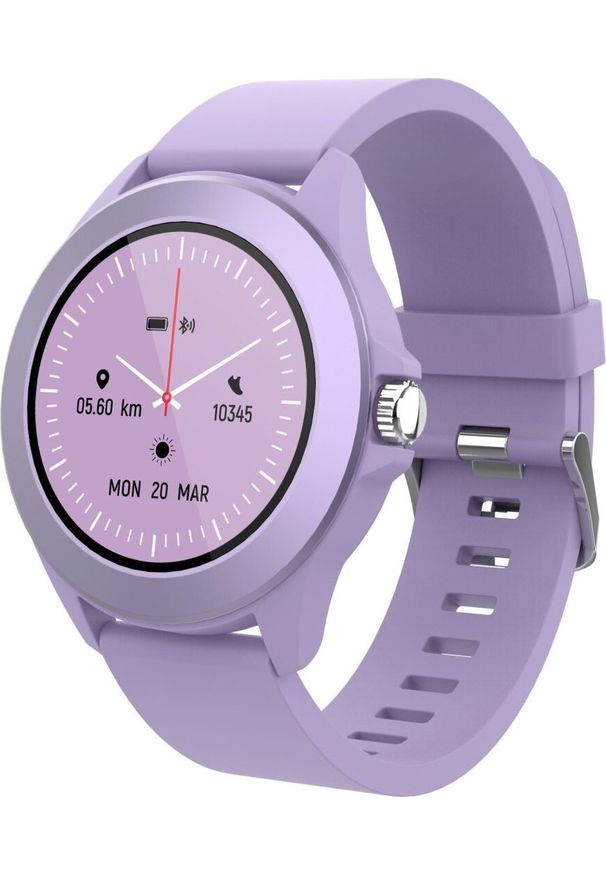FOREVER - Smartwatch Forever Colorum CW-300 Fioletowy. Rodzaj zegarka: smartwatch. Kolor: fioletowy