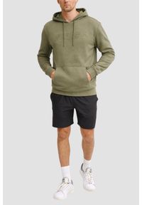 Guess - GUESS Zielona męska bluza z kapturem Aldwin, Rozmiar XXL. Typ kołnierza: kaptur. Kolor: zielony #1