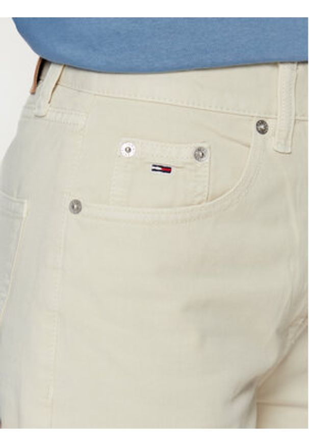 Tommy Jeans Jeansy DW0DW19392 Écru Straight Fit