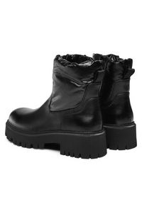 DeeZee Botki H18981-2 Czarny. Kolor: czarny. Materiał: skóra #5