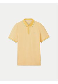 Tom Tailor Polo 1040822 Żółty Regular Fit. Typ kołnierza: polo. Kolor: żółty. Materiał: bawełna #4