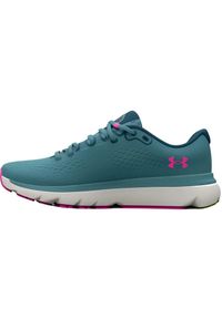 Buty do biegania damskie Under Armour Hovr Infinite 4. Kolor: wielokolorowy, różowy, niebieski. Sport: bieganie