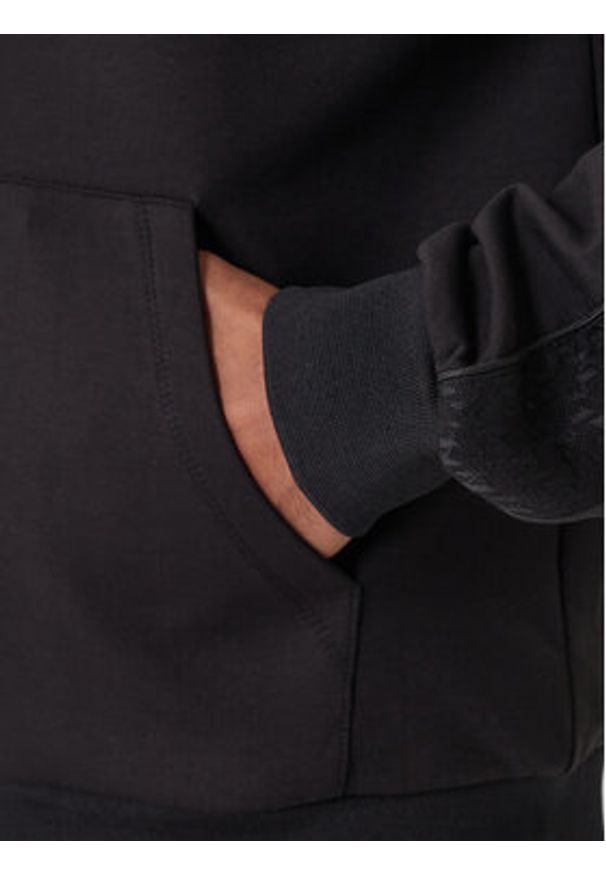 Karl Lagerfeld - KARL LAGERFELD Bluza 705007 561902 Czarny Regular Fit. Typ kołnierza: dekolt w karo. Kolor: czarny. Materiał: wiskoza, syntetyk