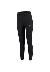 ROGELLI - Damskie spodnie do biegania ALGONA, czarne. Kolor: czarny. Sport: bieganie