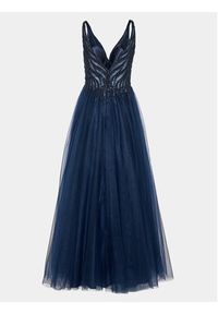 Swing Sukienka wieczorowa 5AD19900 Granatowy Regular Fit. Kolor: niebieski. Materiał: syntetyk. Styl: wizytowy #6