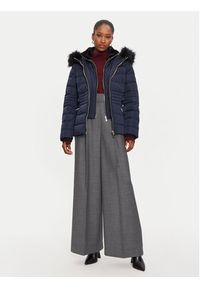 Morgan Kurtka puchowa 242-GIPITI Granatowy Regular Fit. Kolor: niebieski. Materiał: syntetyk #2