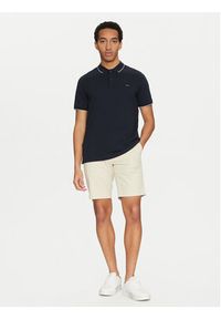 Calvin Klein Polo K10K112751 Granatowy Regular Fit. Typ kołnierza: polo. Kolor: niebieski. Materiał: bawełna #2