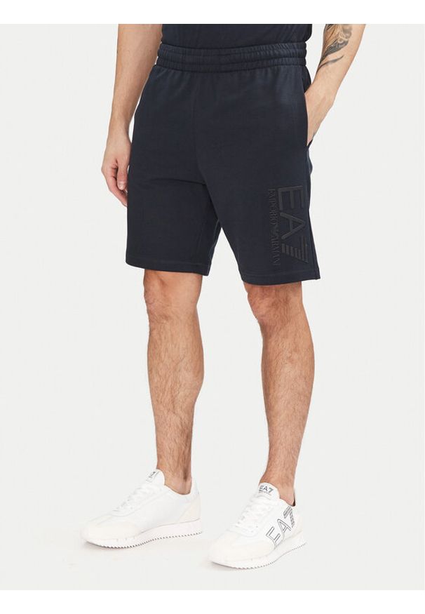 EA7 Emporio Armani Szorty sportowe 7M000232 AF13512 UB102 Granatowy. Kolor: niebieski. Materiał: bawełna. Styl: sportowy