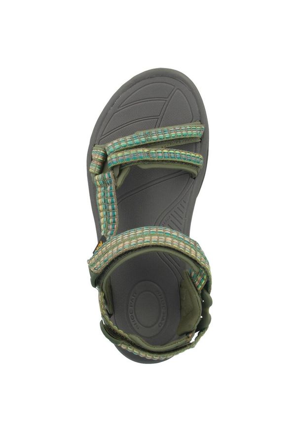 Buty do chodzenia damskie Teva Terra FI Lite. Zapięcie: rzepy. Kolor: zielony. Materiał: materiał, syntetyk. Sport: turystyka piesza