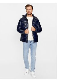 Guess Kurtka puchowa M3BL27 WFP42 Granatowy Regular Fit. Kolor: niebieski. Materiał: syntetyk