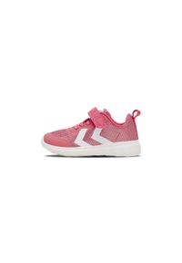 Sneakersy dla dzieci Hummel Actus Recycled. Okazja: na uczelnię. Kolor: czerwony. Materiał: materiał. Sport: joga i pilates
