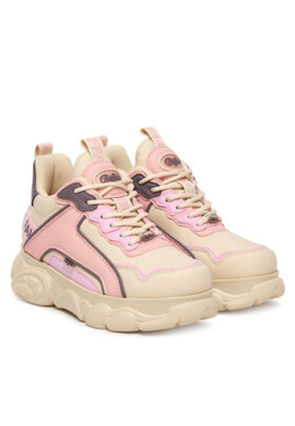 Buffalo Sneakersy Chai CLD 1636603 Écru. Kolor: kremowy. Materiał: skóra
