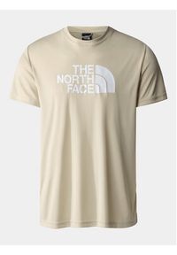 The North Face Koszulka techniczna Reaxion Easy NF0A4CDV Beżowy Regular Fit. Kolor: beżowy. Materiał: syntetyk