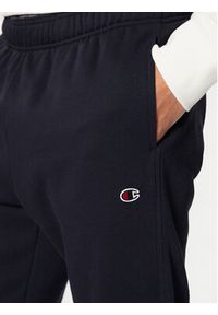 Champion Spodnie dresowe 220299 Granatowy Slim Fit. Kolor: niebieski. Materiał: syntetyk, bawełna #4