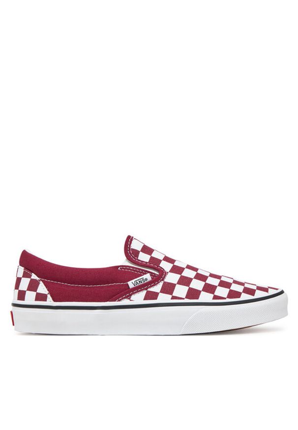 Vans Tenisówki Classic Slip-On VN000D5PZCF1 Bordowy. Zapięcie: bez zapięcia. Kolor: czerwony. Materiał: materiał