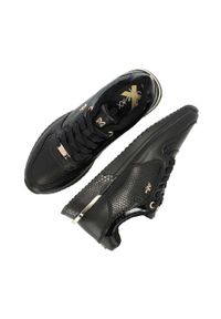 MEXX - Mexx sneakersy Fleur kolor czarny MXK047103W. Nosek buta: okrągły. Zapięcie: sznurówki. Kolor: czarny. Materiał: guma #6