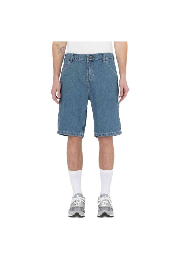 Krótkie spodnie Dickies Garyville Denim klasyczny niebieski. Kolor: niebieski. Materiał: denim. Długość: krótkie