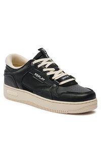 Replay Sneakersy GMZ3G.000.C0036L Czarny. Kolor: czarny. Materiał: skóra