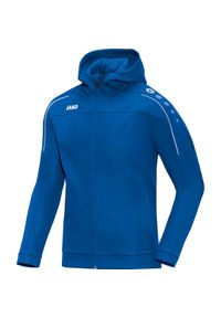 Kurtka Jako à capuche Classico. Kolor: niebieski. Materiał: materiał. Sport: turystyka piesza #1