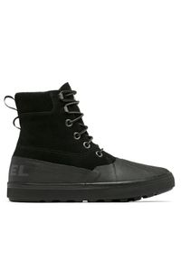 sorel - Sorel Trzewiki Cheyanne Metro II Boot 2048561010 Czarny. Kolor: czarny. Materiał: skóra, zamsz