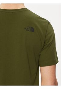 The North Face T-Shirt Easy NF0A87N5 Zielony Regular Fit. Kolor: zielony. Materiał: bawełna