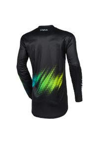 O'NEAL - Bluza jersey rowerowy mtb męski O'neal Voltage. Kolor: wielokolorowy, czarny, zielony. Materiał: jersey