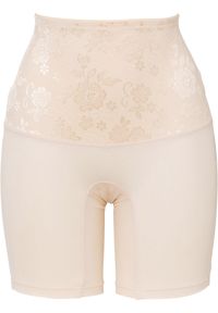 bonprix - Kolarki shape, średni stopień modelowania sylwetki. Kolor: beżowy. Materiał: materiał, koronka. Wzór: koronka #1