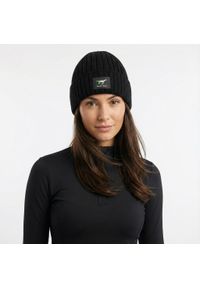 Zimowa czapka jeździecka GALOP WEAR 100% wełna merino. Kolor: czarny. Materiał: wełna. Sezon: zima. Styl: klasyczny, casual, sportowy #1